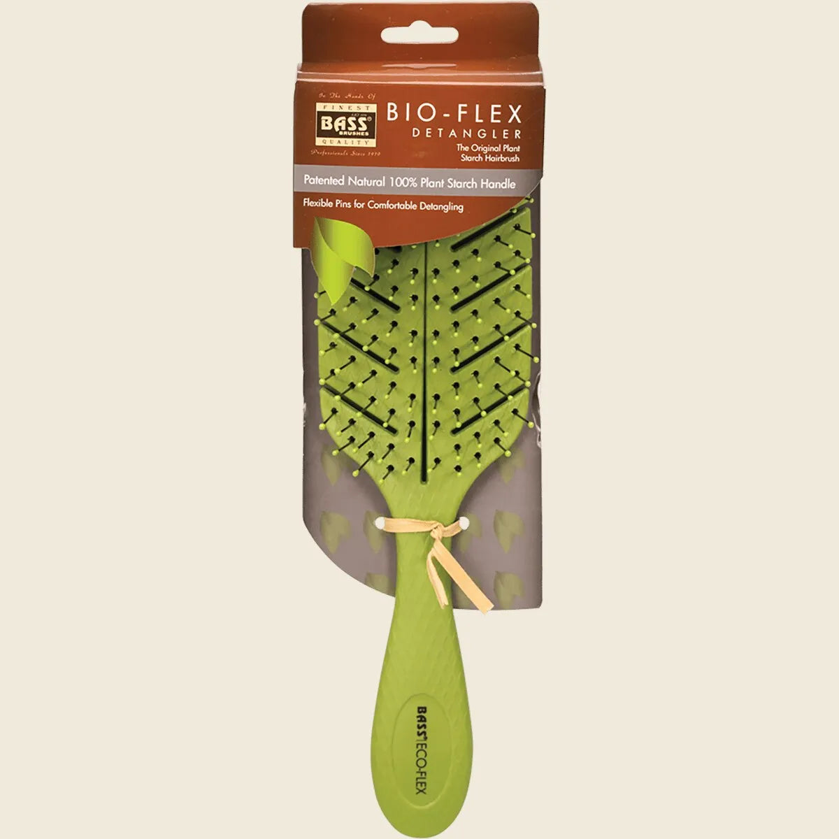 Bio-Flex Detangler Hair Brush Green