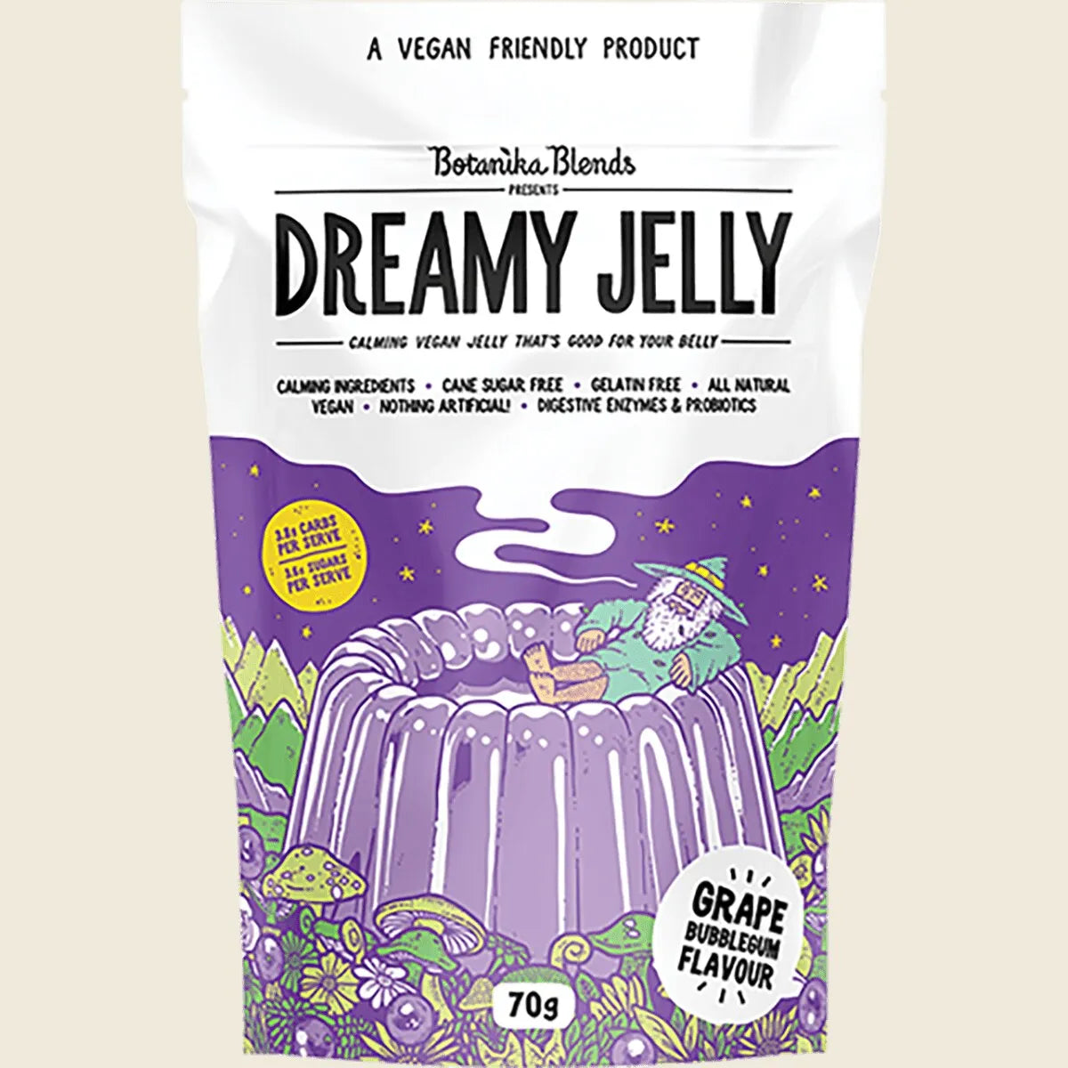 Dreamy Jelly Grape Bubblegum 70g