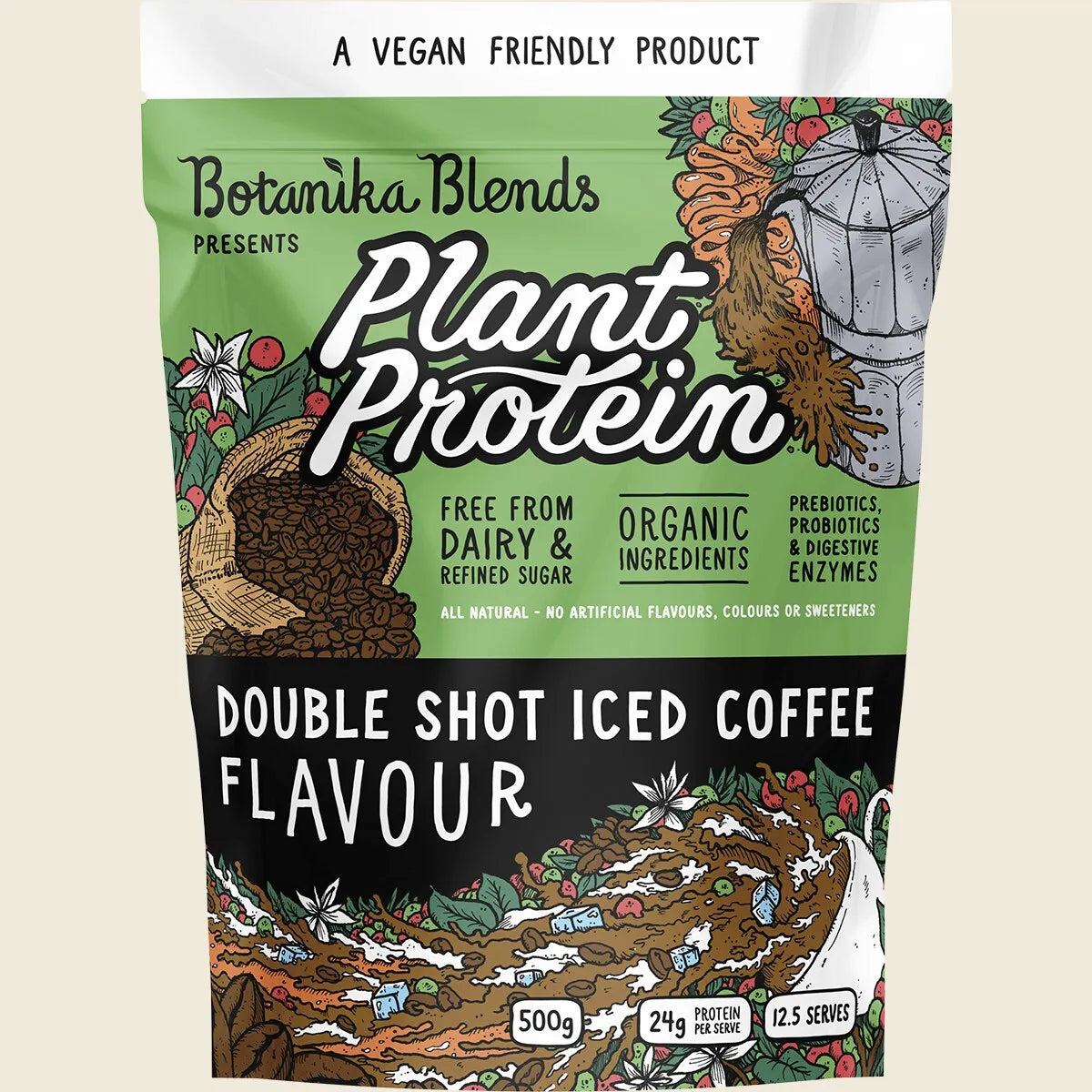 Plant Protein Double Shot Iced Coffee 500g