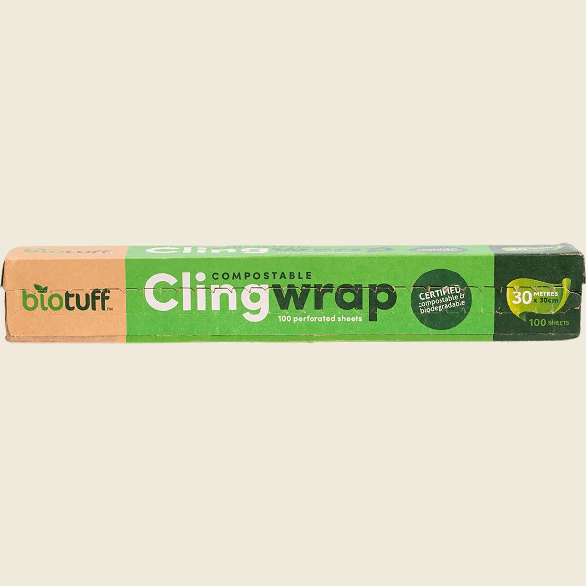 Compostable Cling Wrap 100 x 30cm Sheets 30m