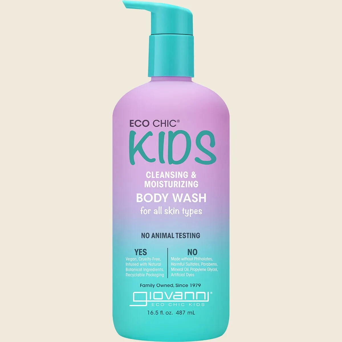 Eco Chic Kids Cleansing & Moisturizing Body Wash 487ml