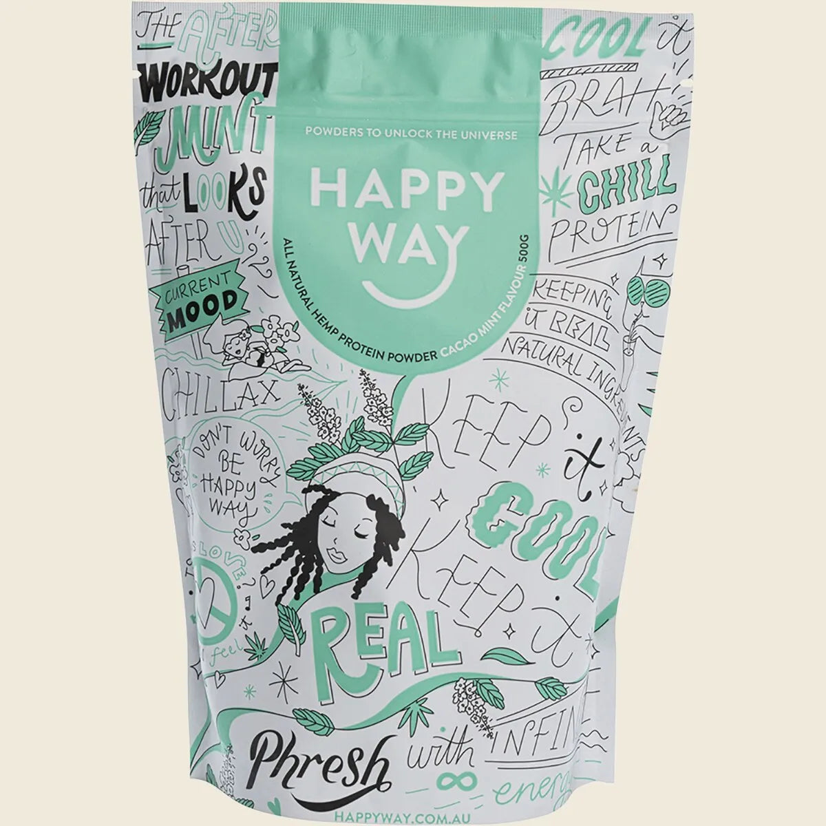 Hemp Protein Powder Cacao Mint 500g