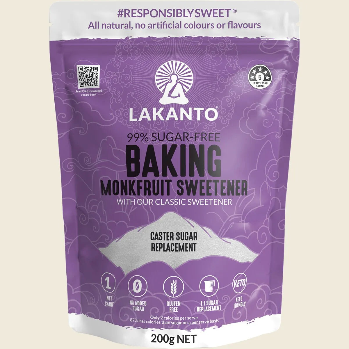 Baking Blend Monkfruit Sweetener 200g