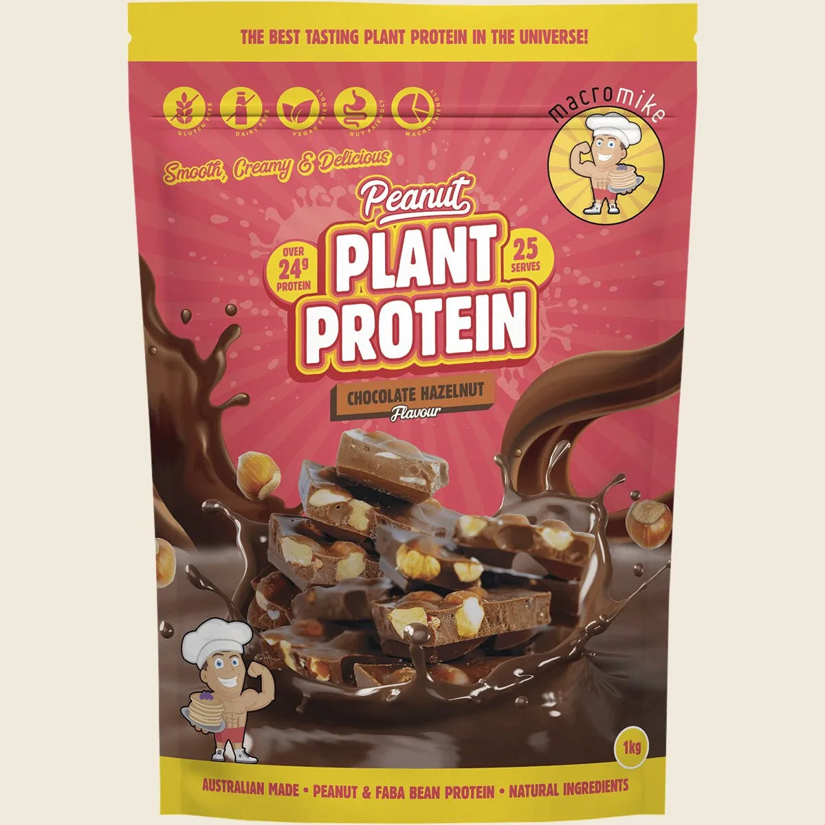 Peanut Plant Protein Chocolate Hazelnut 1kg