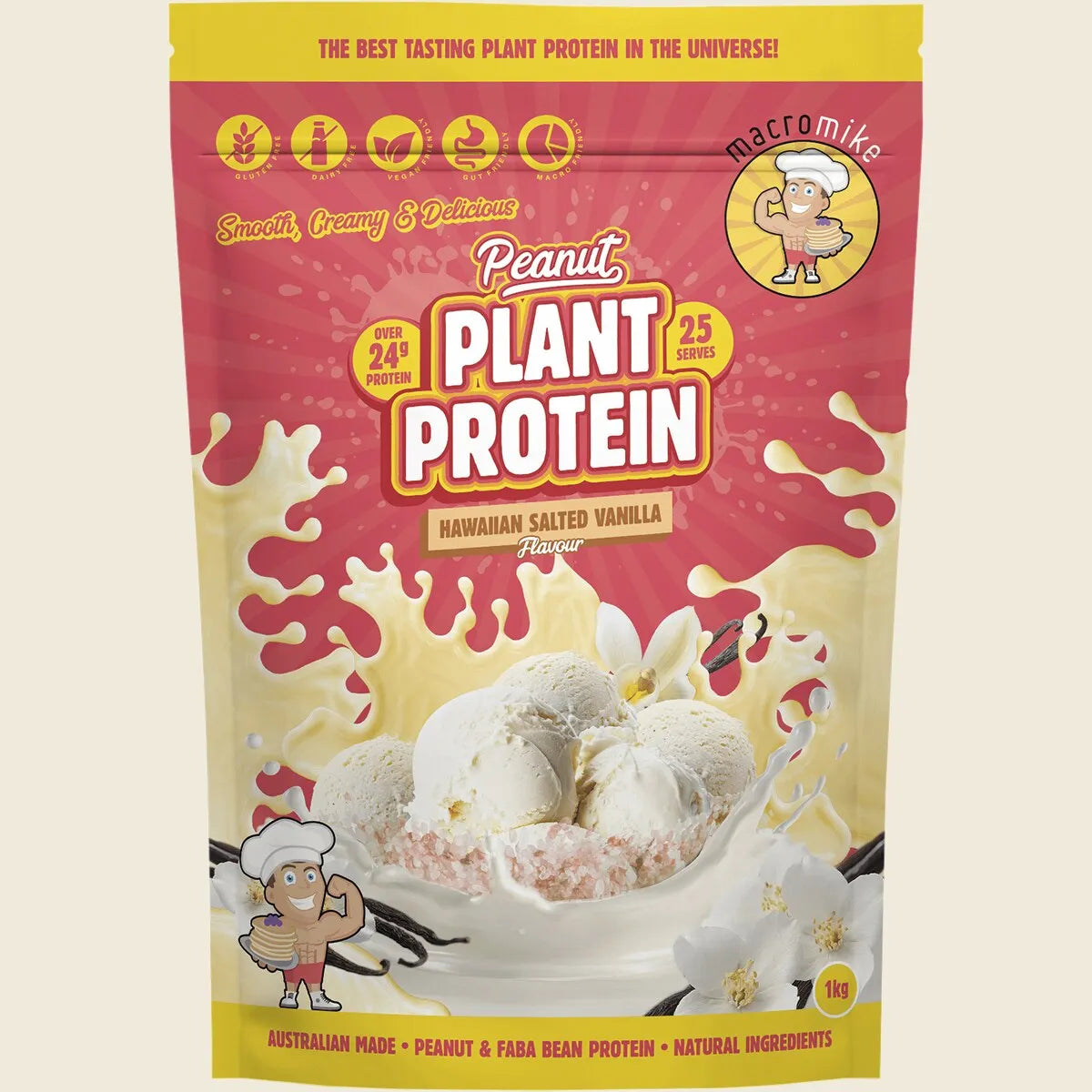 Peanut Plant Protein Hawaiian Salted Vanilla 1kg