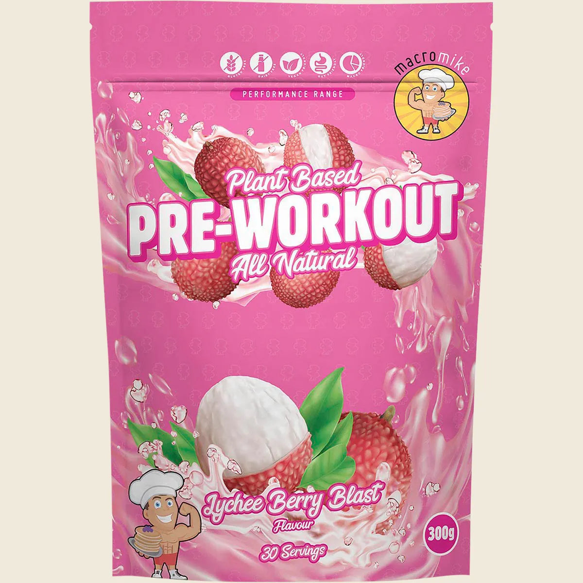 Pre Workout Lychee Berry 300g