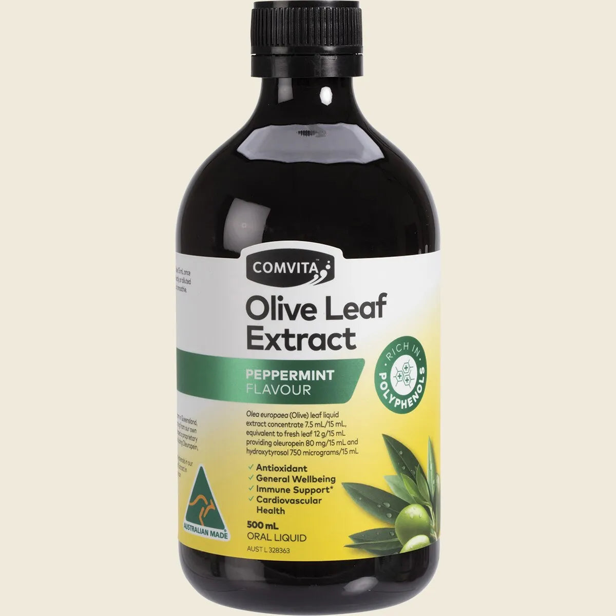 Olive Leaf Extract Peppermint 500ml