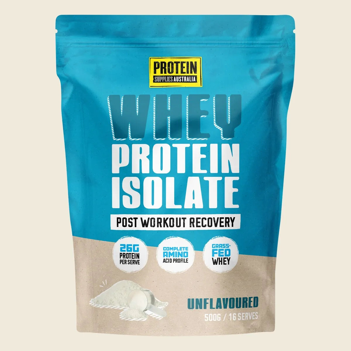 WPI Whey Protein Isolate Unflavoured 500g