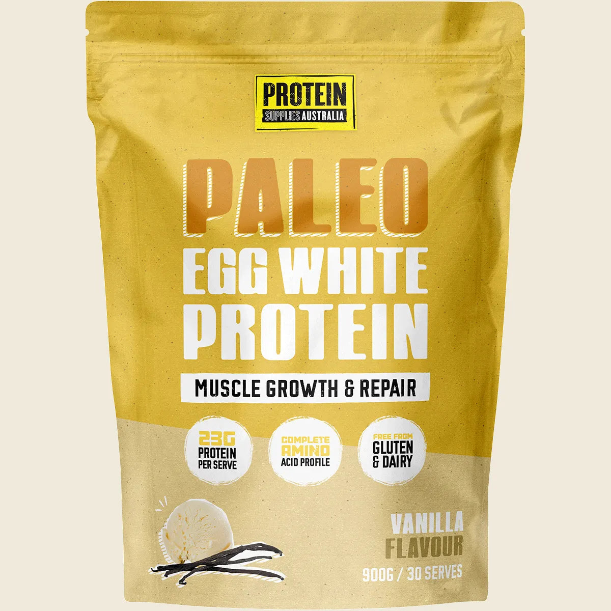 Paleo Egg White Protein Vanilla 900g