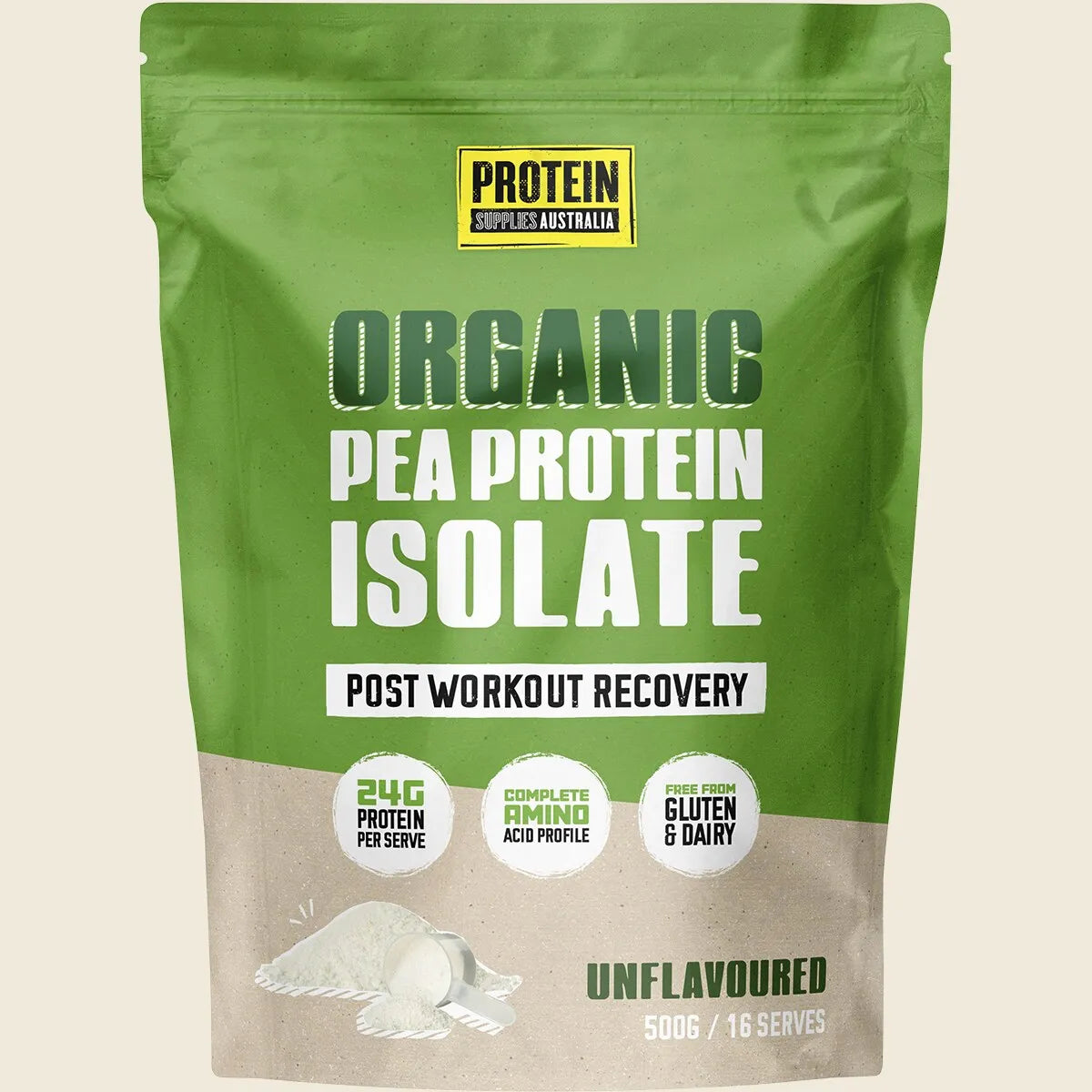 Pea Protein Isolate Unflavoured 500g