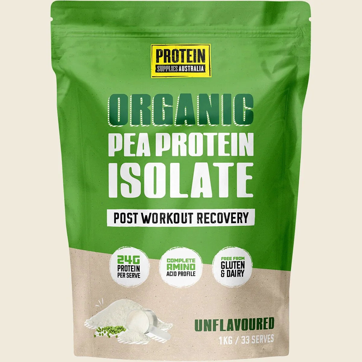 Pea Protein Isolate Unflavoured 1kg