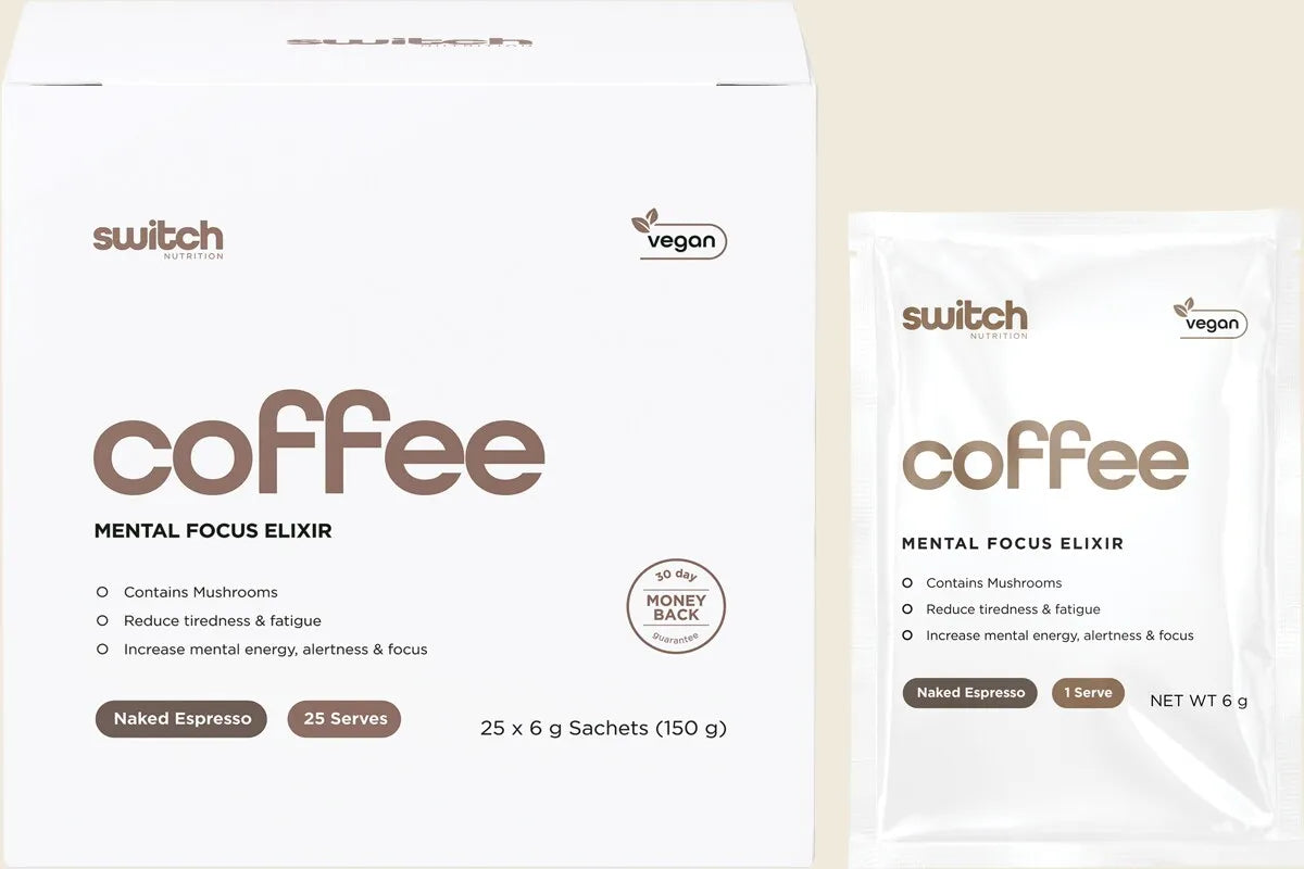 Coffee Mental Focus Elixir Naked Espresso 25pk
