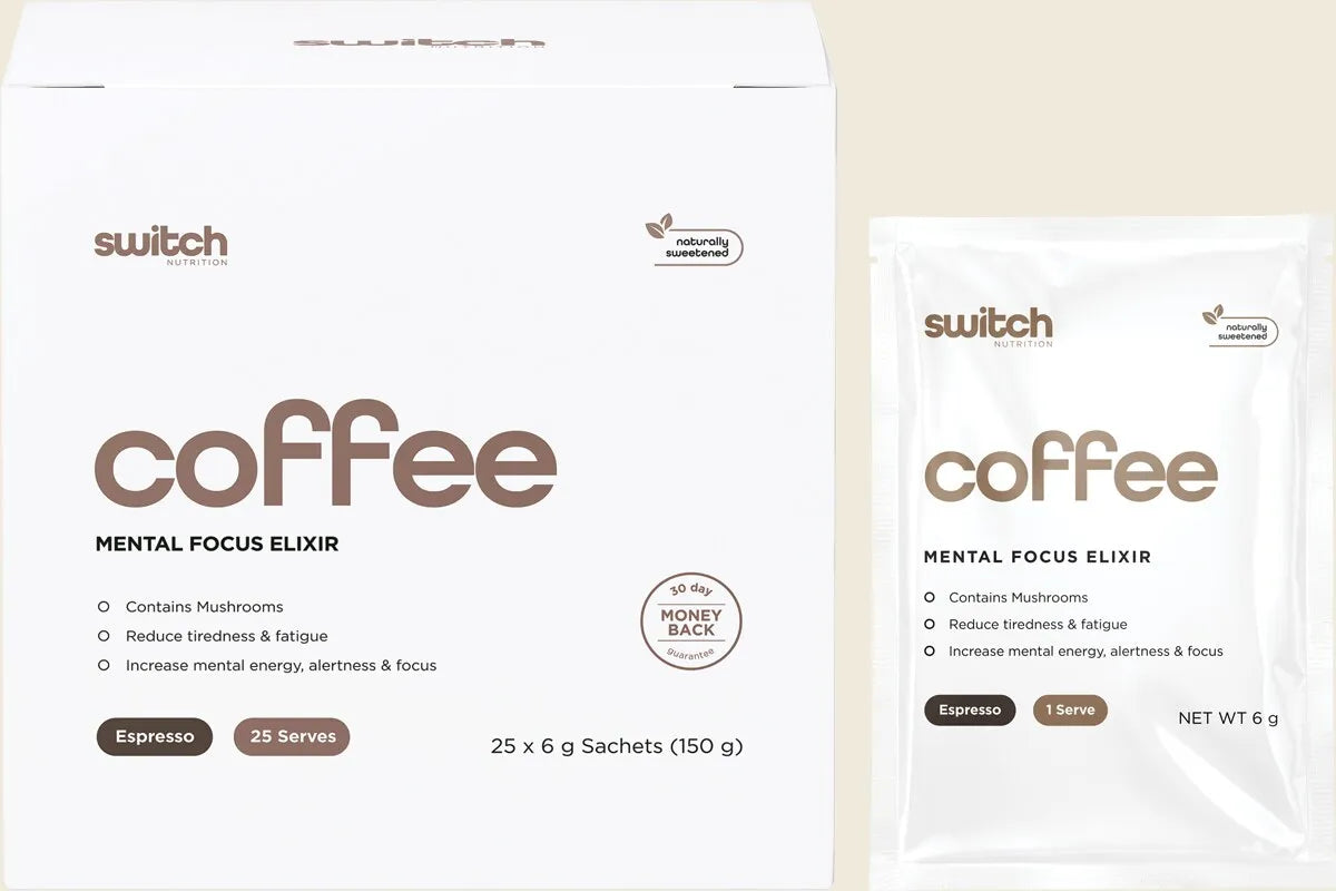 Coffee Mental Focus Elixir Espresso Sweetened 25pk