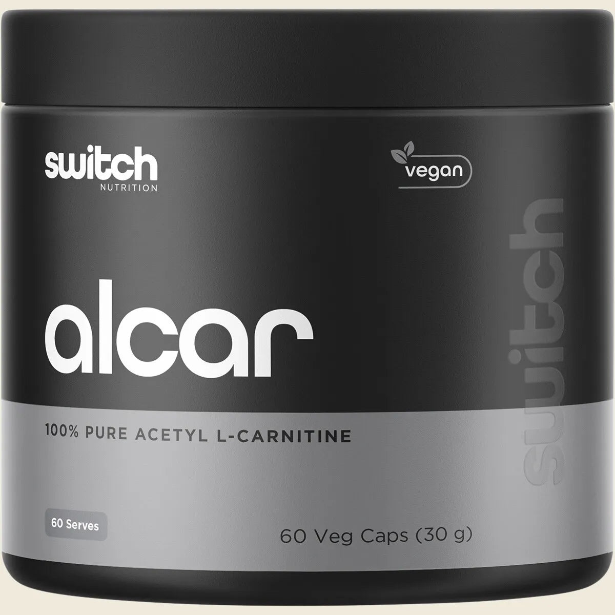 Alcar 100% Pure Acetyl L-Carnitine 60 Caps
