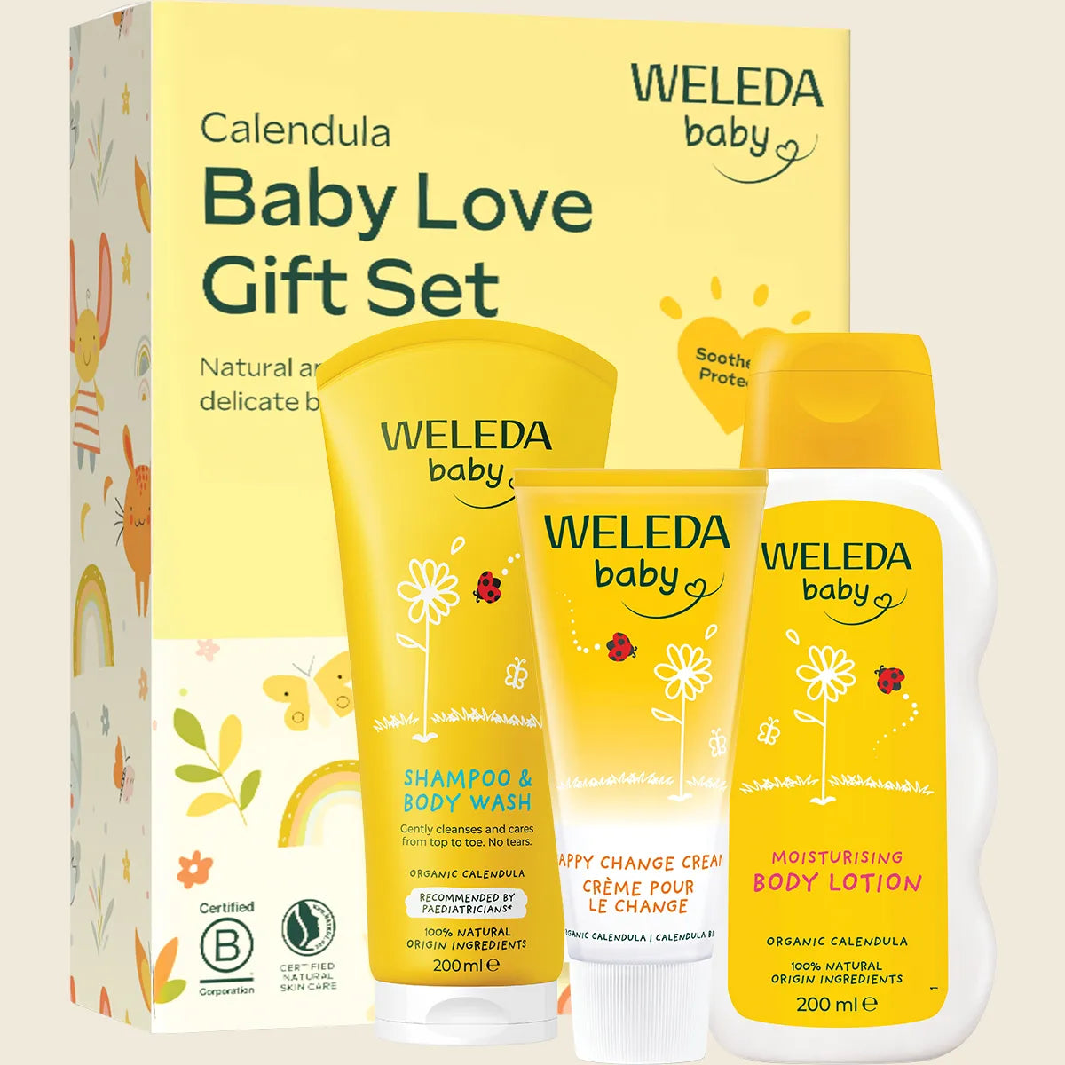 Baby Love Gift Set Calendula 3pk