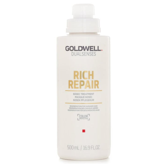 Goldwell Dual Senses Rich Repair 60Sec Treatment (Regeneration For Damaged Hair) 500ml/16.9oz