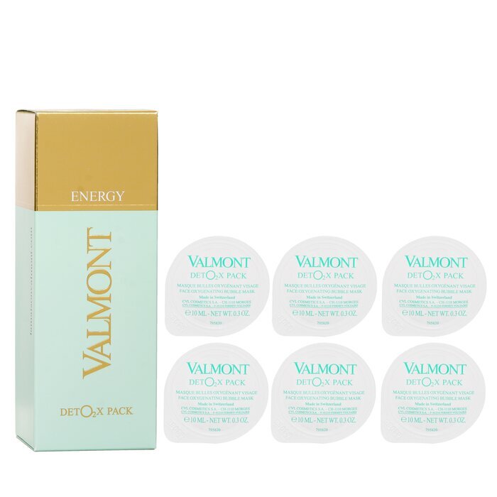 Valmont Deto2x Pack - Oxygenating Bubble Mask 6x10ml/0.3oz