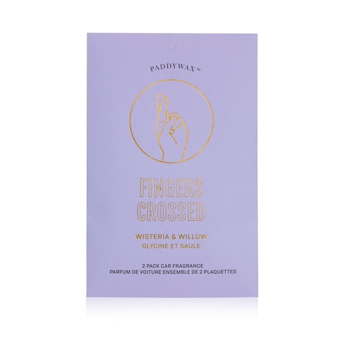 Paddywax Impressions Car Fragrance - Fingers Crossed 2packs