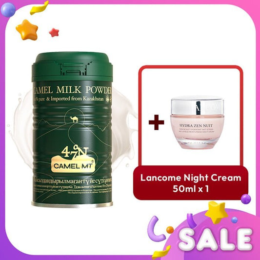 Camel MT Camel Milk Powder + Lancome Hydra Zen Nuit Night Cream 2pcs