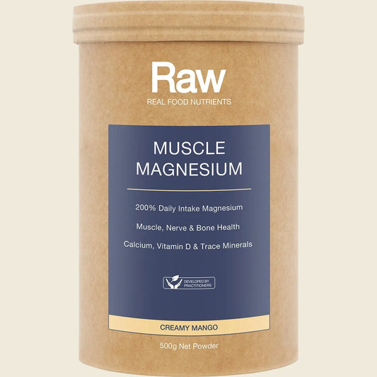 Raw Muscle Magnesium Creamy Mango 500g