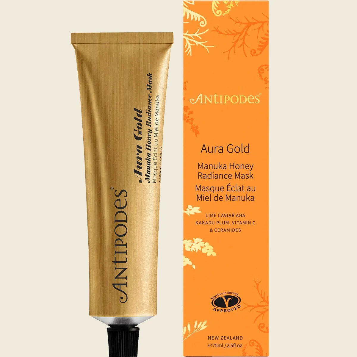 Aura Gold Manuka Honey Radiance Mask 75ml