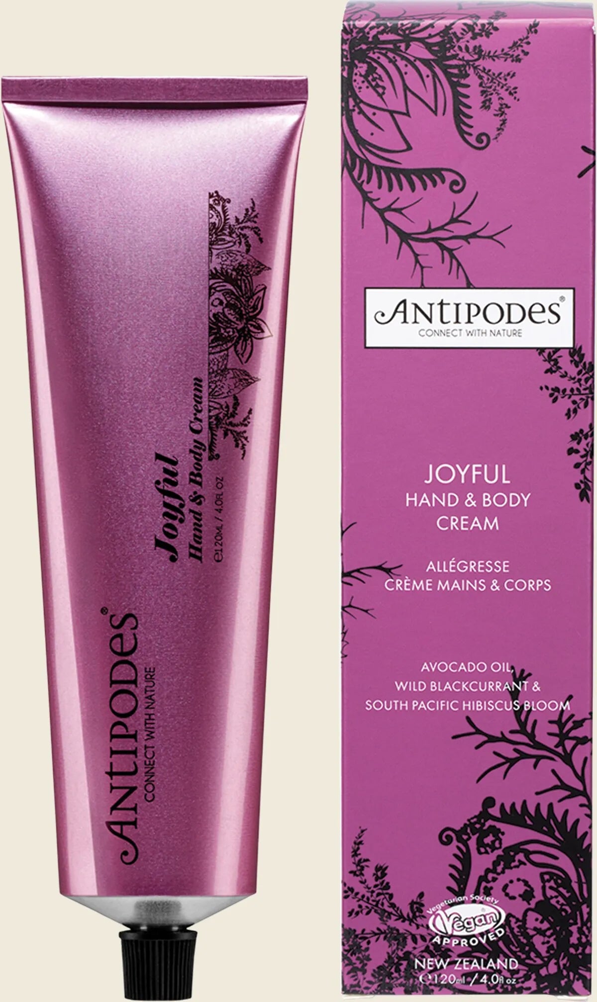 Joyful Hand & Body Cream 120ml