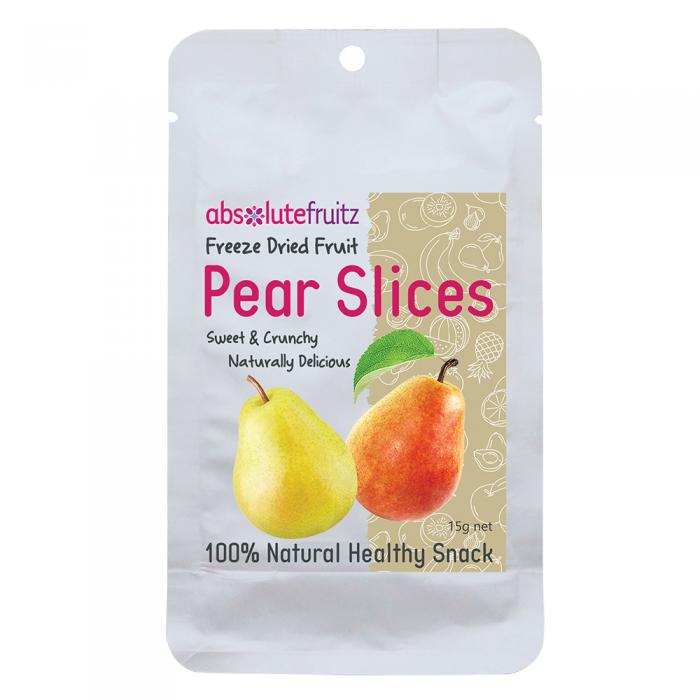 Absolutefruitz Freeze Dried Pear Slices 15g