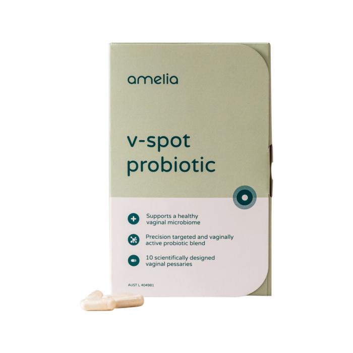 Amelia V-spot Probiotic Vaginal Pessaries X 10 Pack