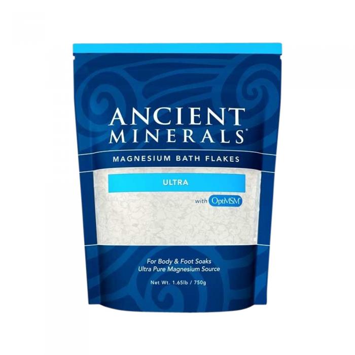 Ancient Minerals Magnesium Bath Flakes Ultra (with Msm) 750g