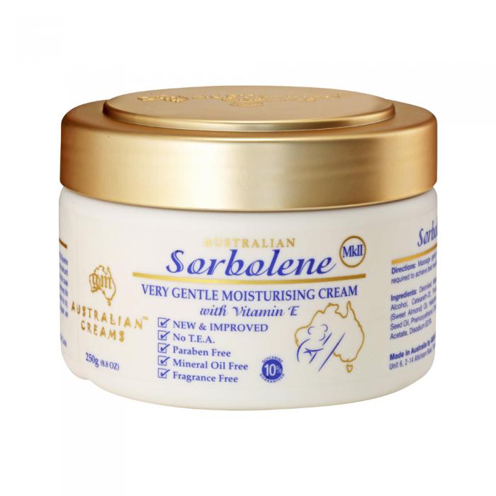 Australian Creams Mkii Sorbolene Very Gentle Moisturising Cream With Vitamin E 250g