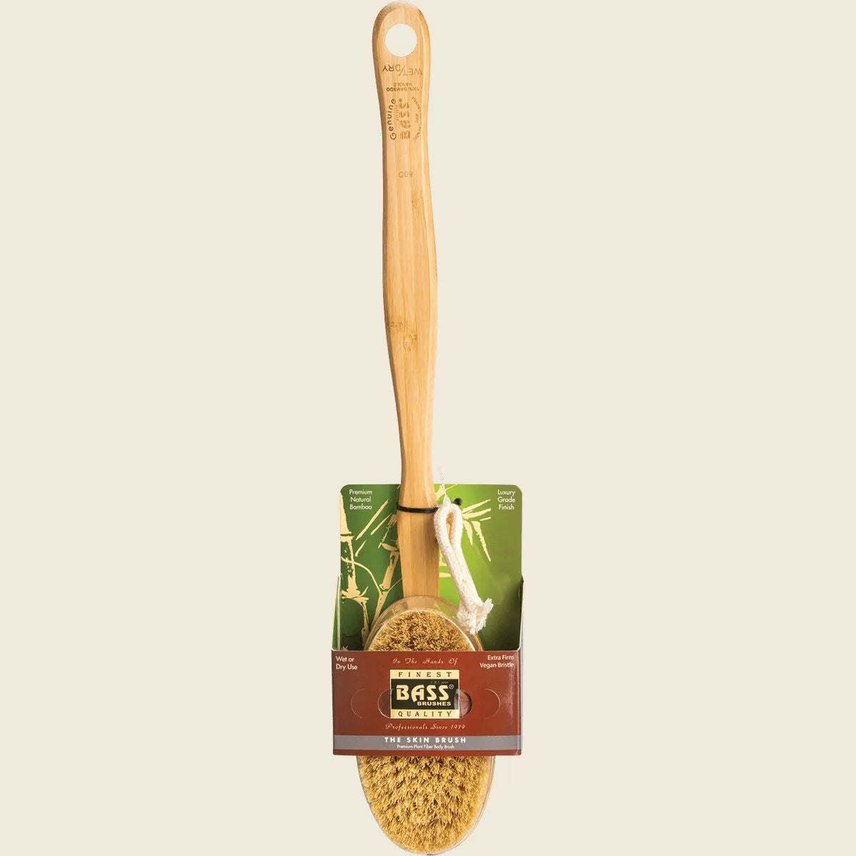 The Skin Brush Bamboo Handle, Sisal Bristles