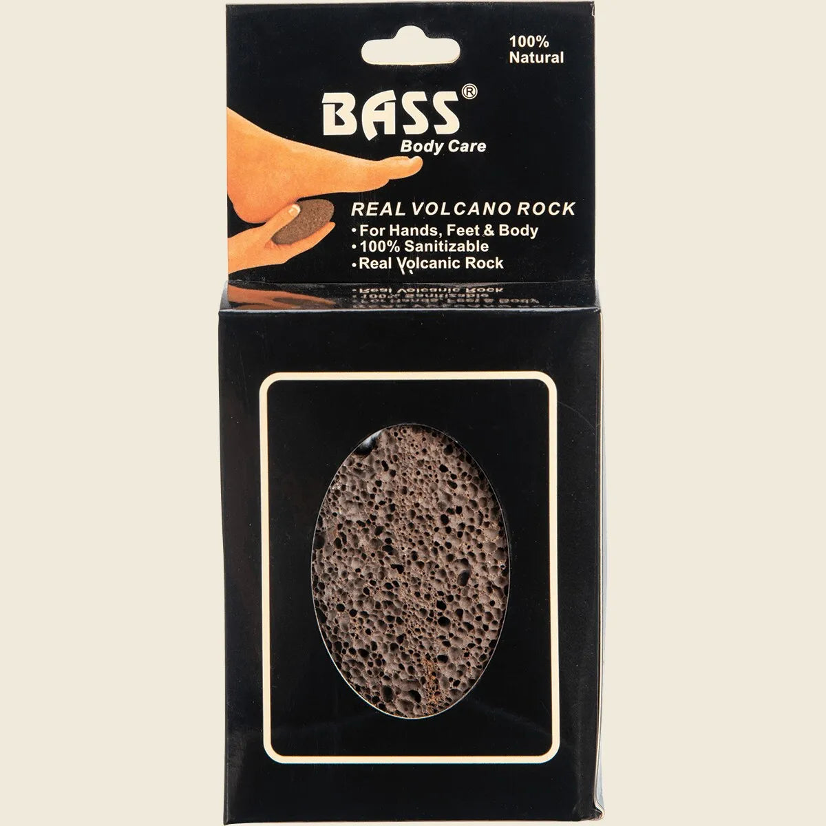 Real Volcanic Rock for Hands, Feet & Body
