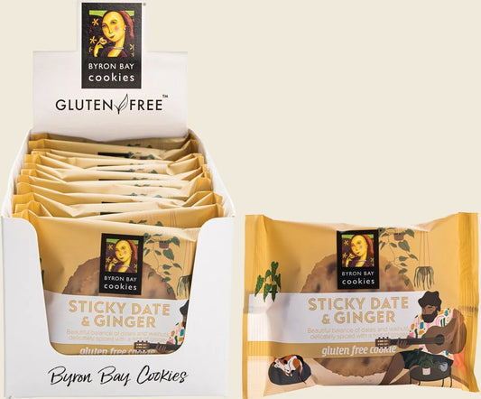 Gluten Free Cookies Sticky Date & Ginger 12x60g