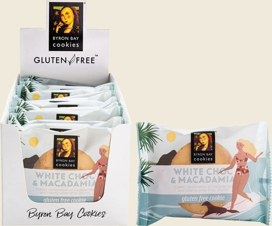 Gluten Free Cookies White Choc Macadamia 12x60g