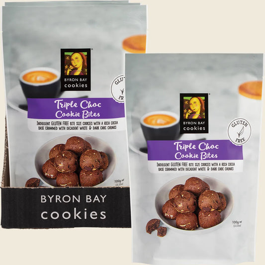 Gluten Free Cookie Bites Triple Choc Fudge 6x100g