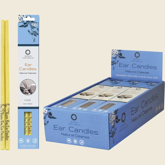 Ear Candles Organic Beeswax & Muslin Cotton 12x2pk