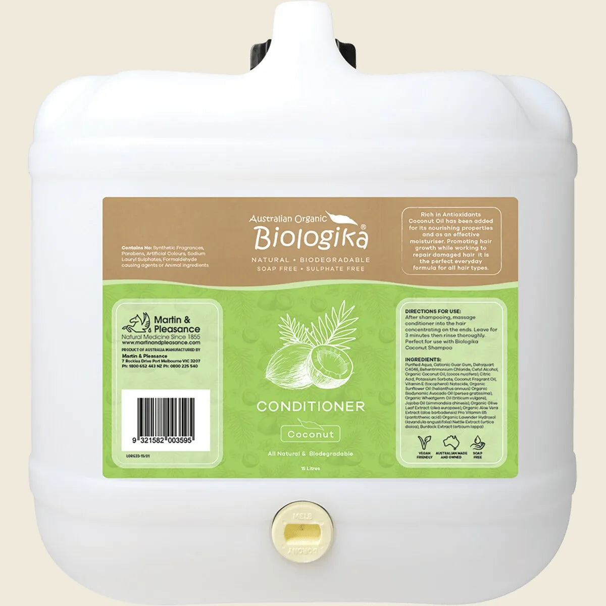 Conditioner (Bulk) Everyday Coconut 15L