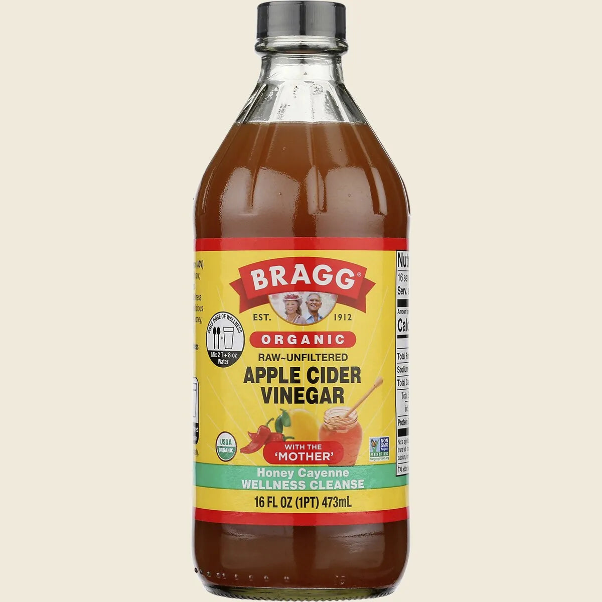 Apple Cider Vinegar Honey Cayenne Wellness Cleanse 473ml