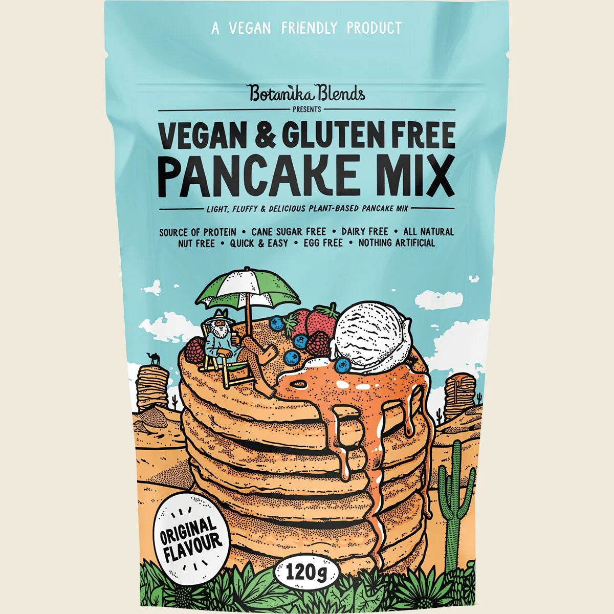 Vegan & Gluten Free Pancake Mix 120g