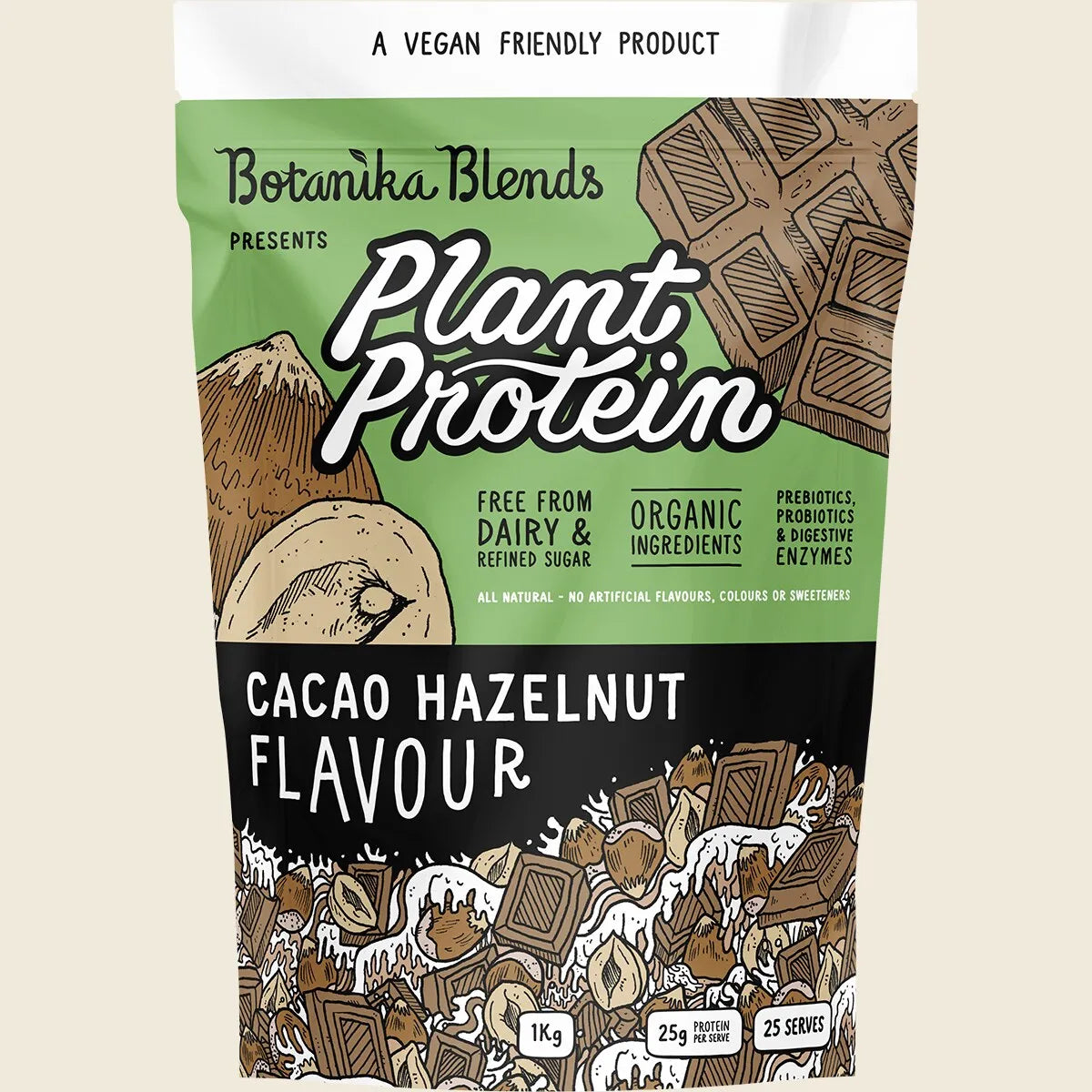 Plant Protein Cacao Hazelnut 1kg