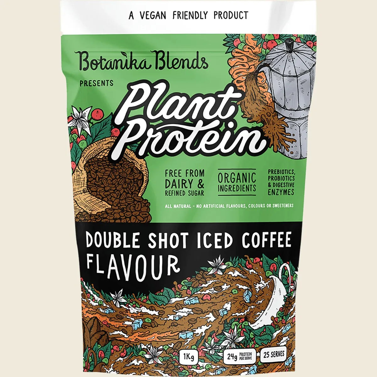 Plant Protein Double Shot Iced Coffee 1kg