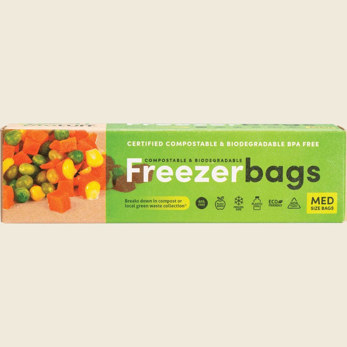 Compostable Freezer Bags 4L 25pk