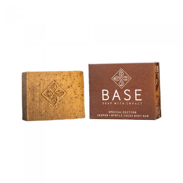 Base (soap With Impact) Soap Body Bar Jasper + Myrtle Cocoa (boxed) 120g  Obsolete Manufacturer