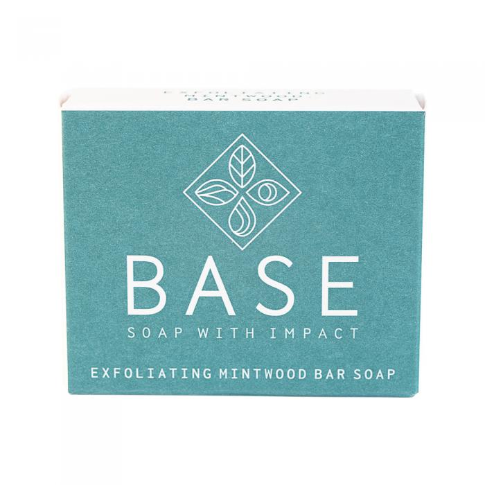 Base (soap With Impact) Soap Bar Exfoliating Mintwood (boxed) 120g