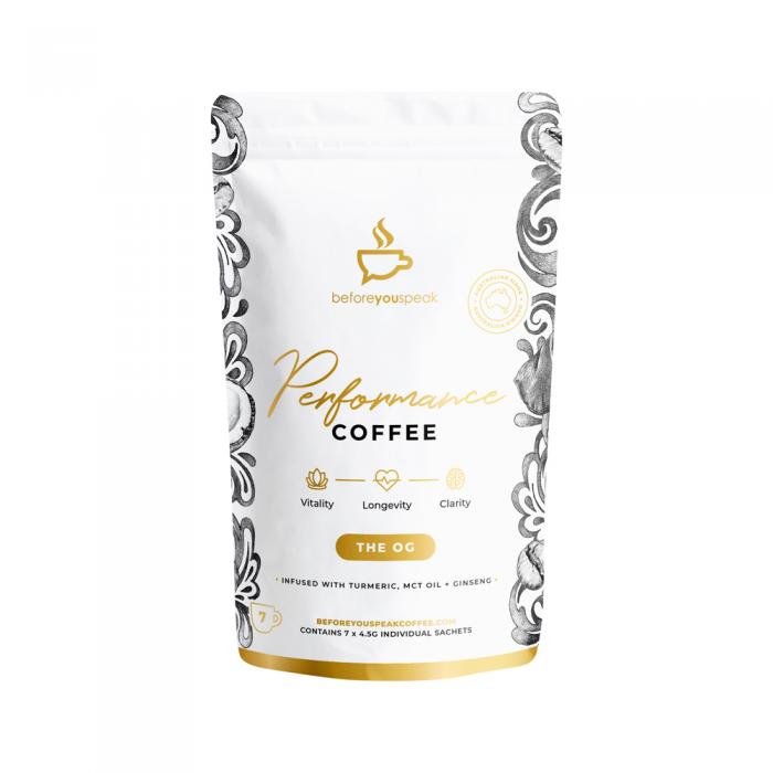 Before You Speak Performance Coffee The Og 4.5g X 7 Pack