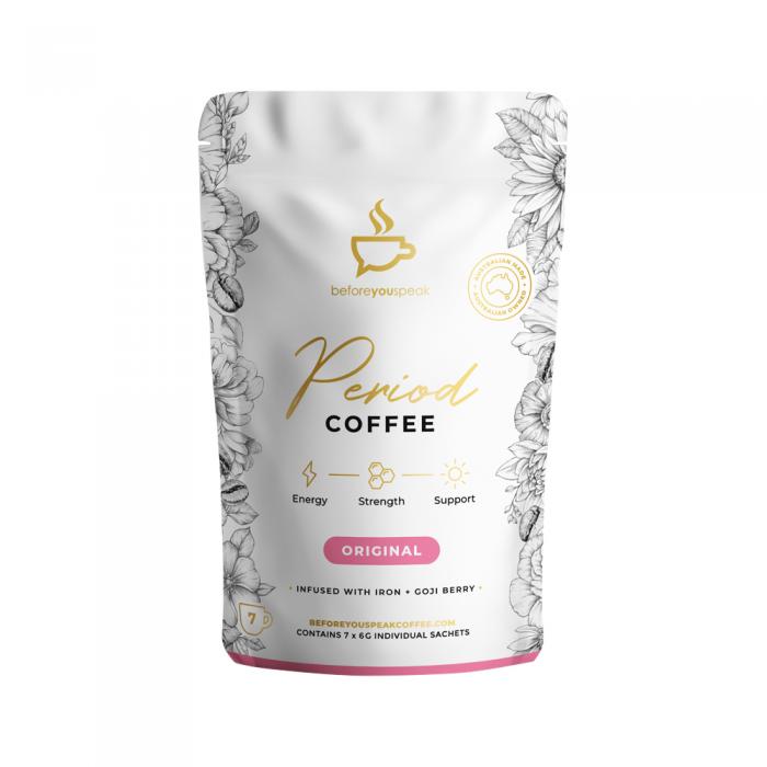 Before You Speak Period Coffee Original 6g X 7 Pack