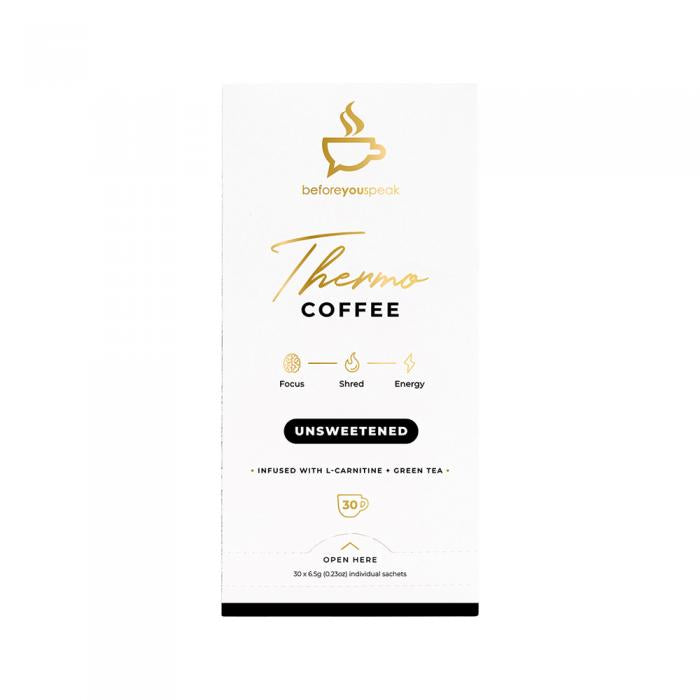 Before You Speakthermo Coffee Unsweetened 6.5g X 30 Pack