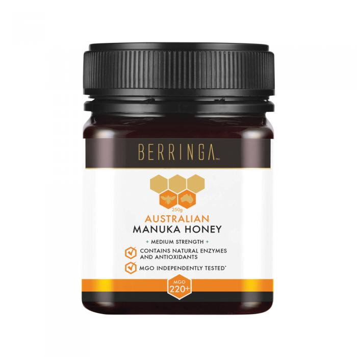 Berringa Australian Manuka Honey Medium Strength (mgo 220+) 250g