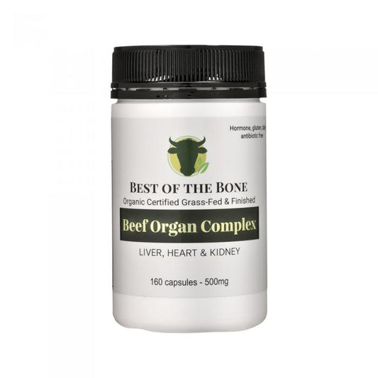Best Of The Bone Organic Beef Organ Complex Liver Heart & Kidney 160c