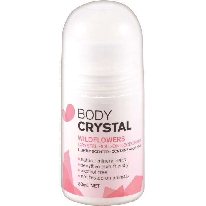 Body Crystal Crystal Deodorant Roll-on Wildflowers 80ml